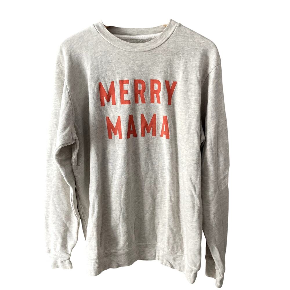 The Ever Co Merry Mama Crewneck Sweatshirt - Large